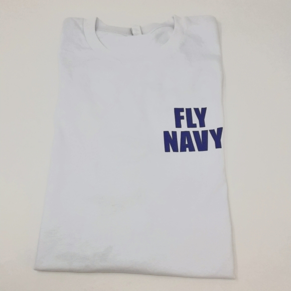 Fly Navy Tee Sz L - Picture 7 of 8
